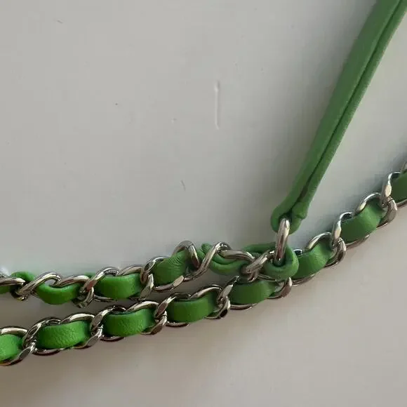 Chanel 18S Coco Splash Pastel Rainbow PVC Medium Flap Bag - Picture 9 of 11